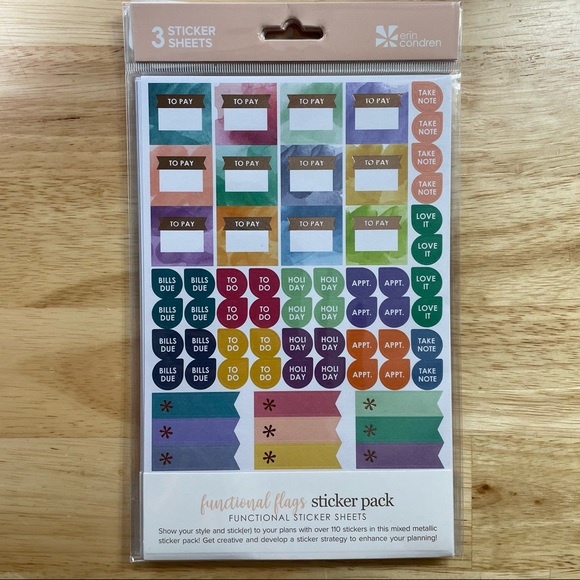 Functional Flags Sticker Pack NWT - Picture 3 of 4